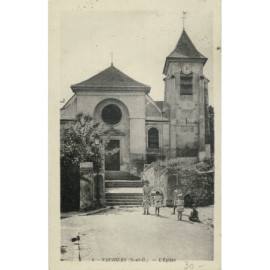 CPA - Vaujours - L'Eglise -...