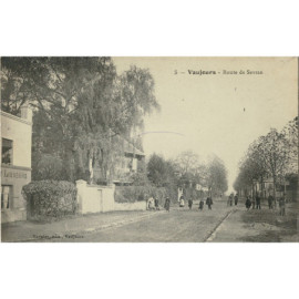 CPA - Vaujours - Route de...