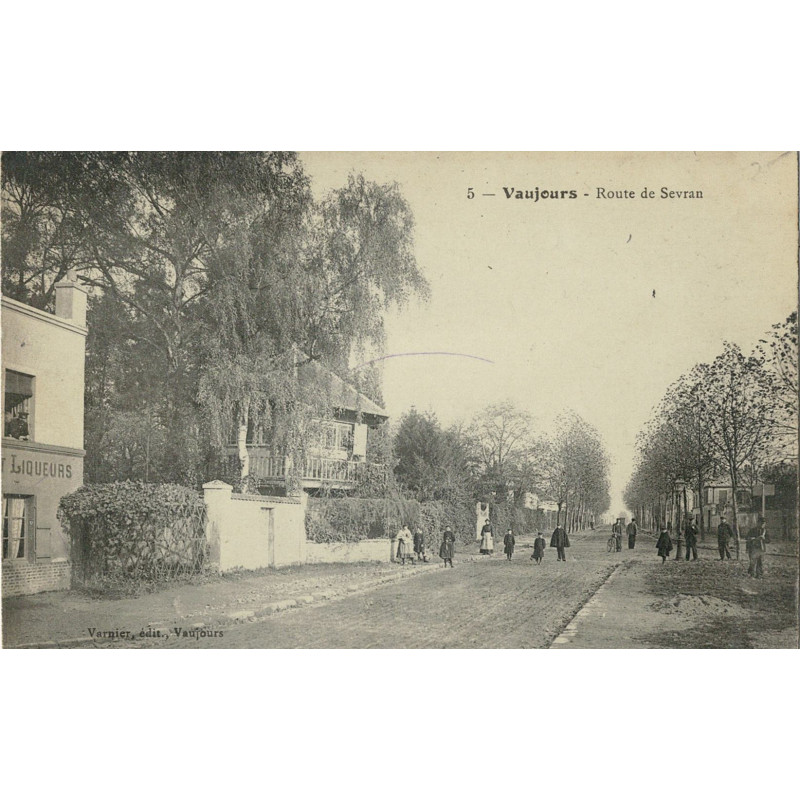 CPA - Vaujours - Route de Sevran