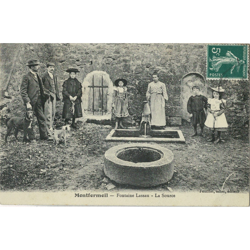 CPA - Montfermeil - Fontaine Lassau - La source