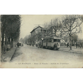 CPA - Le Bourget - Route de...