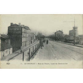 CPA - Le Bourget - Route de...