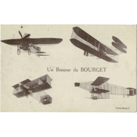 CPA - Un Bonjour du Bourget -
