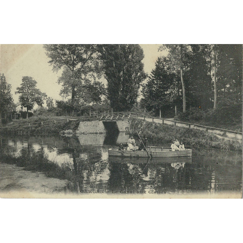 CPA - Gargan - Le Canal aux Glaises