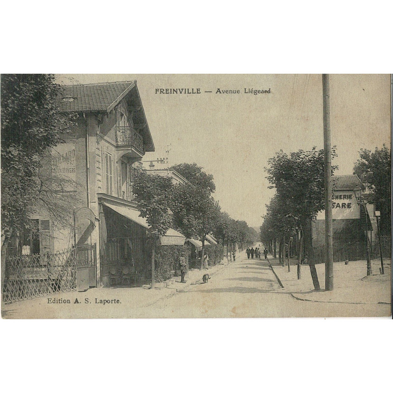 CPA - Freinville -  Avenue Liégard
