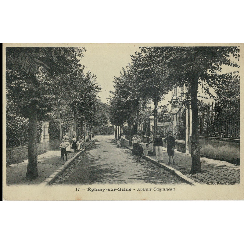 CPA - Epinay-sur-Seine - Avenue Caquineau