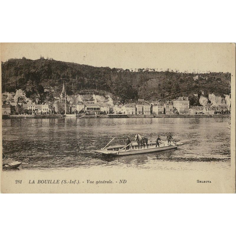 CPA - La Bouille - Vue Générale