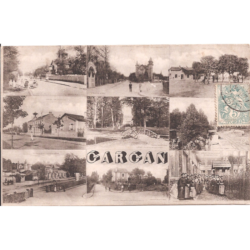 CPA - Gargan - Multivues