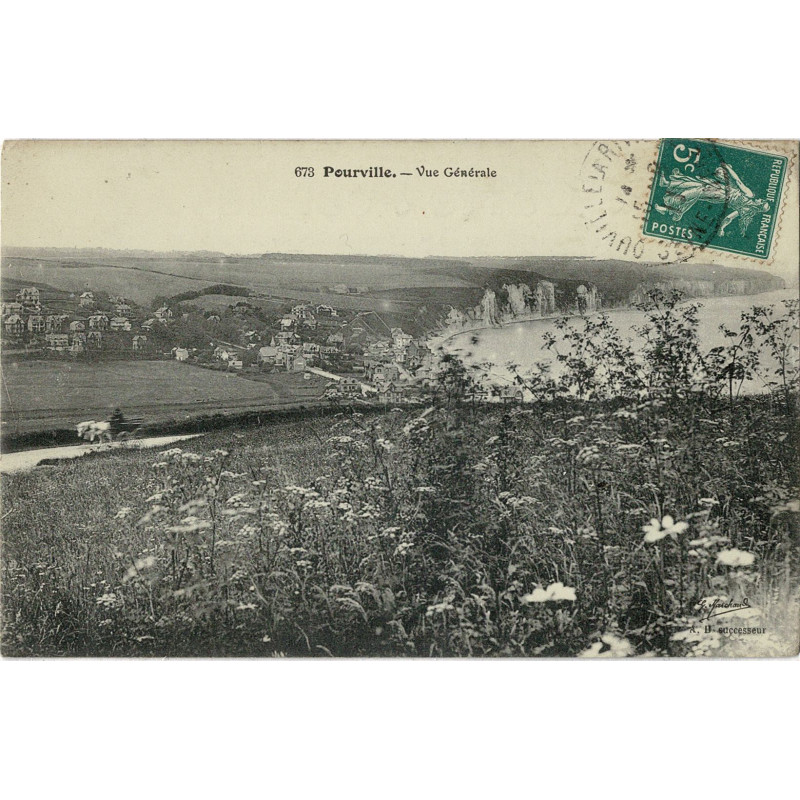 CPA - Pourville - Vue Générale -