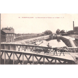 CPA - Aubervillier-Pont-Ecluse