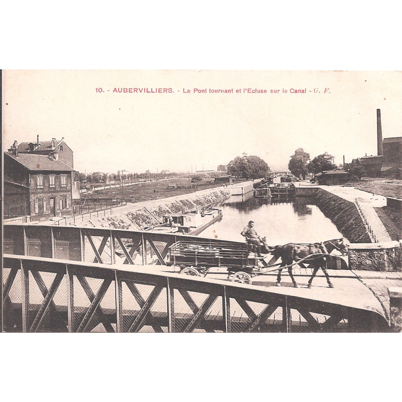 CPA - Aubervillier-Pont-Ecluse