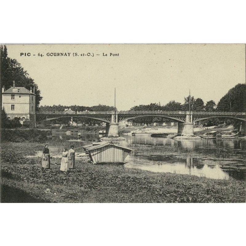 CPA -Gournay - Le Pont