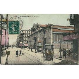 CPA - Saint-Denis - Le Marché