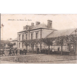 CPA - Amillis - La Mairie -...