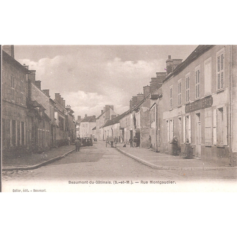 CPA - Beaumont-du-Gâtinais - Rue Montgaudier