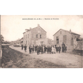 CPA - Bussières - Mairie et...