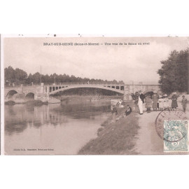 CPA - Bray-sur-seine - Une...