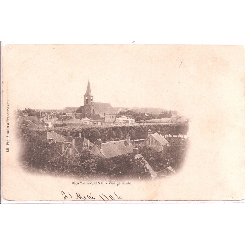 CPA - Bray-sur-seine - Vue Générale