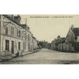 CPA - Champeaux - La Poste...