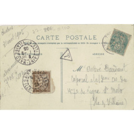 CPA - Chatres - Maison Maréchal  -(Taxée)