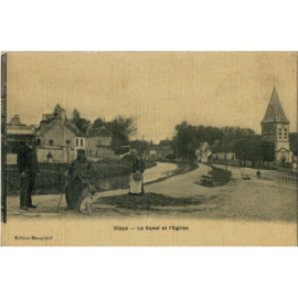 CPA - Claye - Le  Canal et...