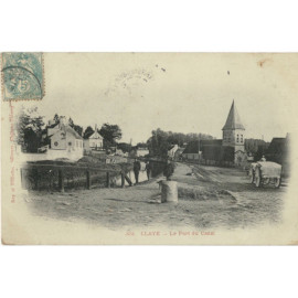 CPA - Claye - Le Port du Canal