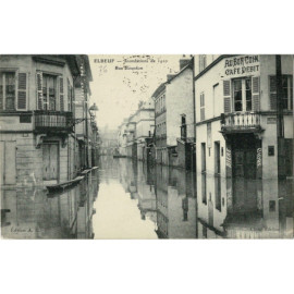 CPA - Elbeuf - Inondation...