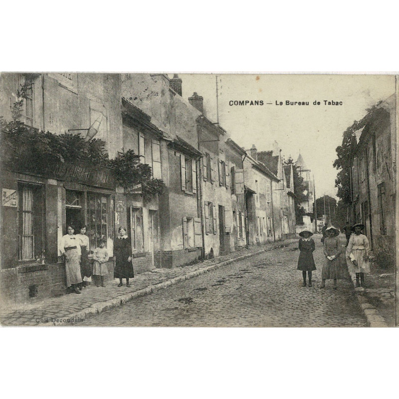 CPA - Compans - Le Bureau de Tabac