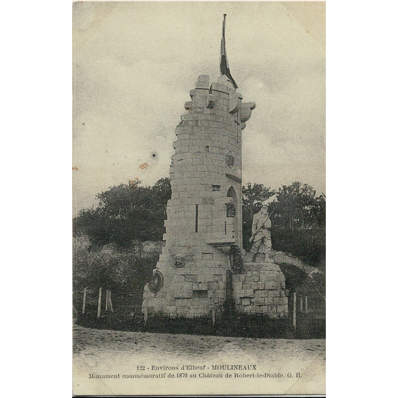 CPA - Moulineaux - Monument commemoratif de 1870