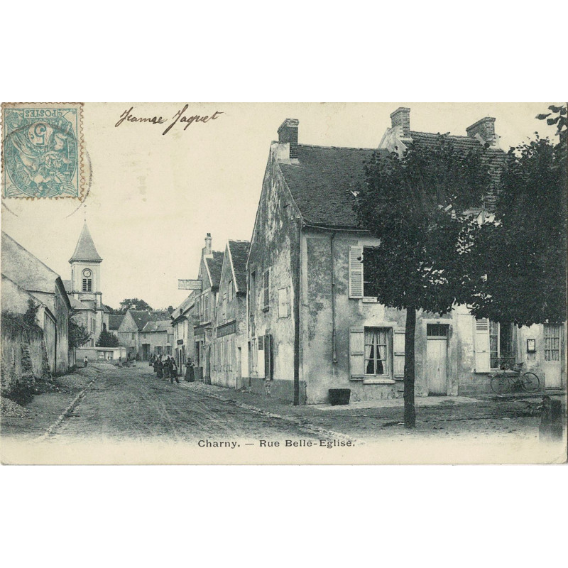 CPA - Charny - Rue Belle-Eglise