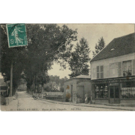 CPA - Crécy-en-Brie - Route...