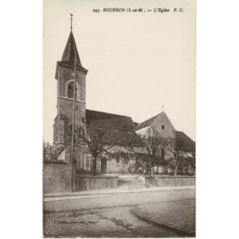 CPA - Bourron - L'Eglise -