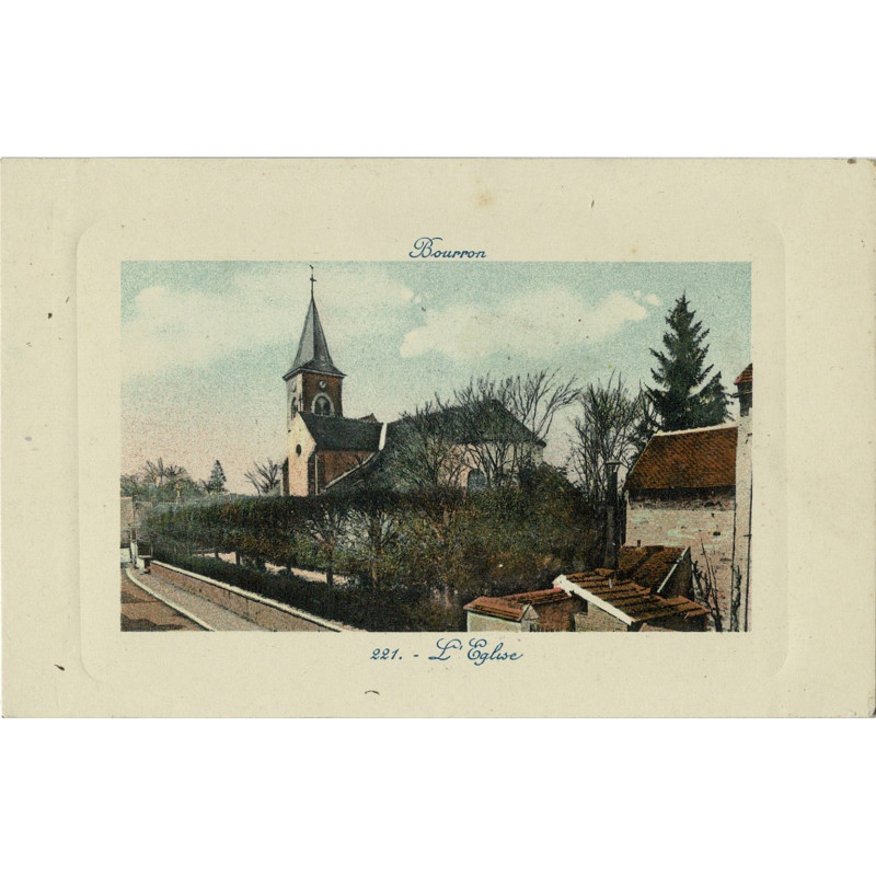 CPA - Bourron - L'Eglise