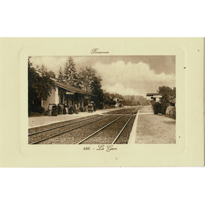 CPA - Bourron - La Gare - -