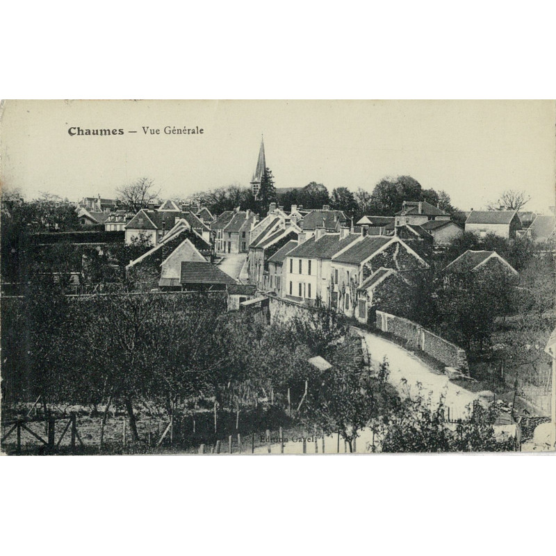 CPA - CPA - Chaumes -- Vue Générale