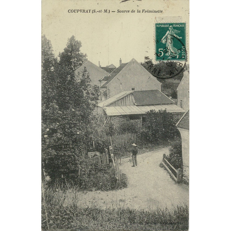 CPA - Coupvray - Source de La Frémonette