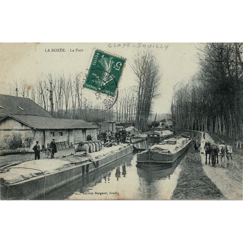 CPA - La Rozée - Le Port