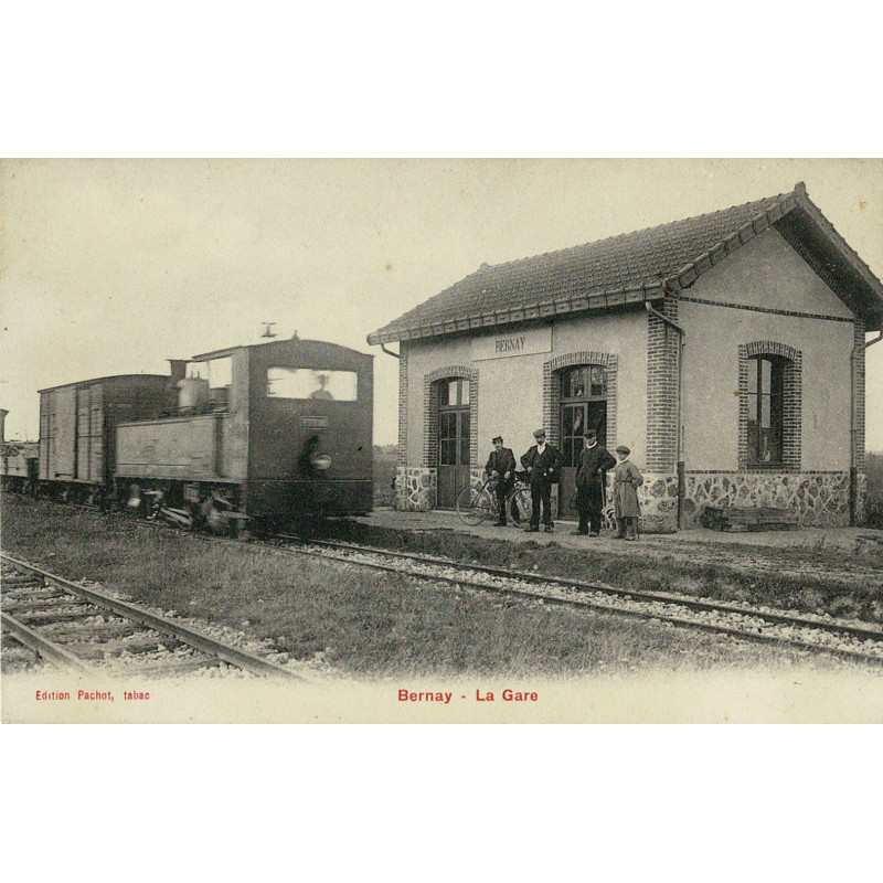 CPA - Bernay - La Gare