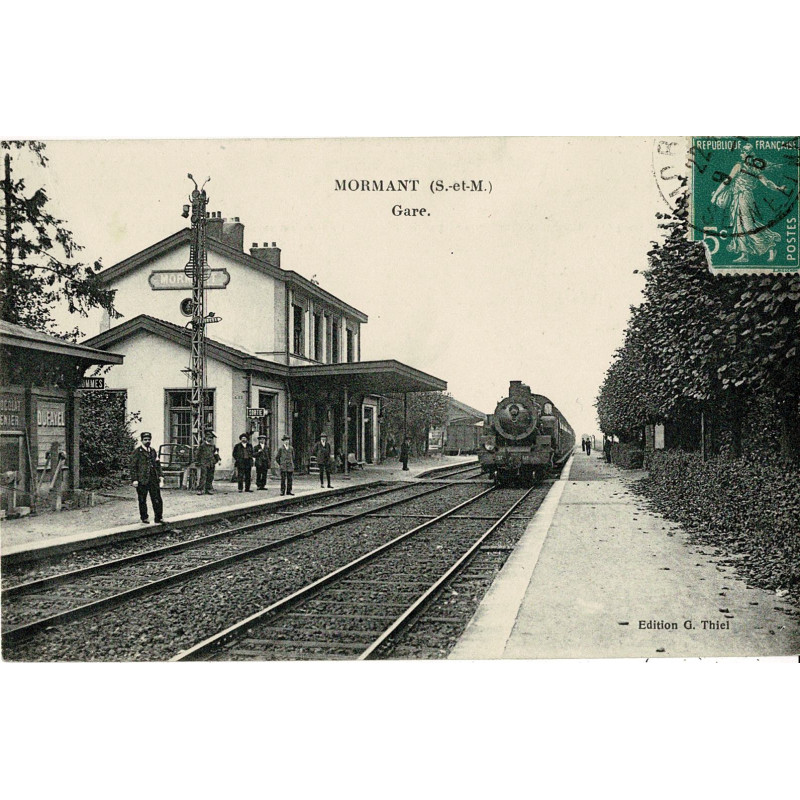 CPA - Mormant - Gare