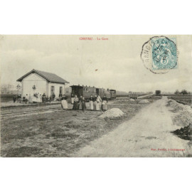 CPA - Chevru - La Gare