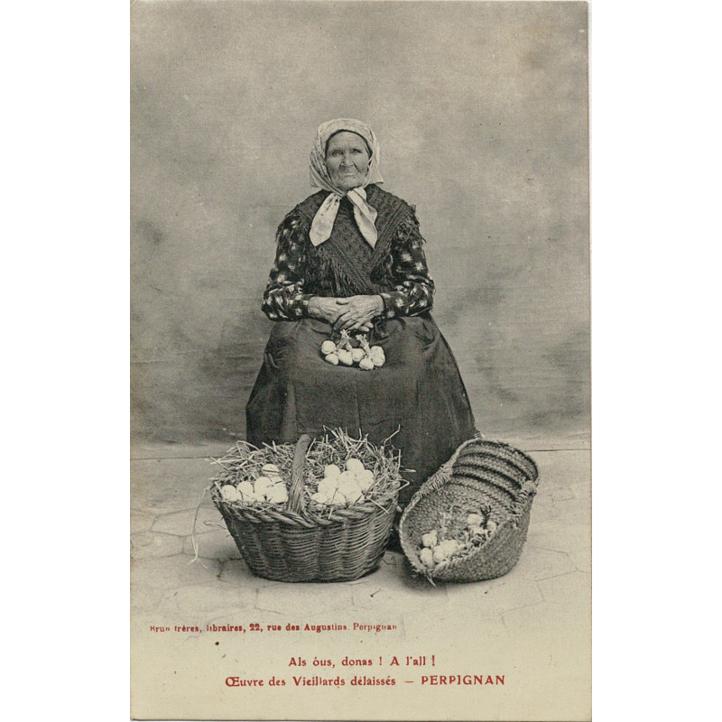 CPA - Œuvres des Vieillards délaissés - Perpignan