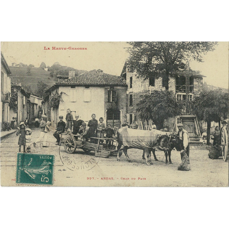 CPA - Arbas - Char du Pays