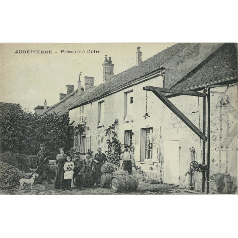 CPA - Aubepierre - Pressoir à Cidre