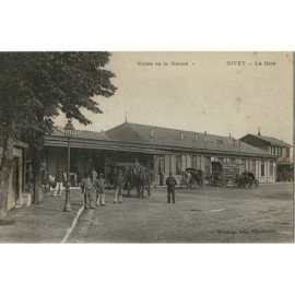 CPA - Givet - La Gare