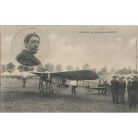 CPA - Kulhing sur Monoplan Blériot