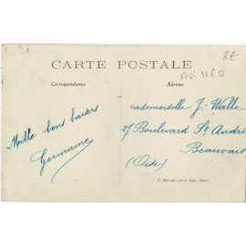 CPA - Le Peceval - Ballon Dirigeable Allemand