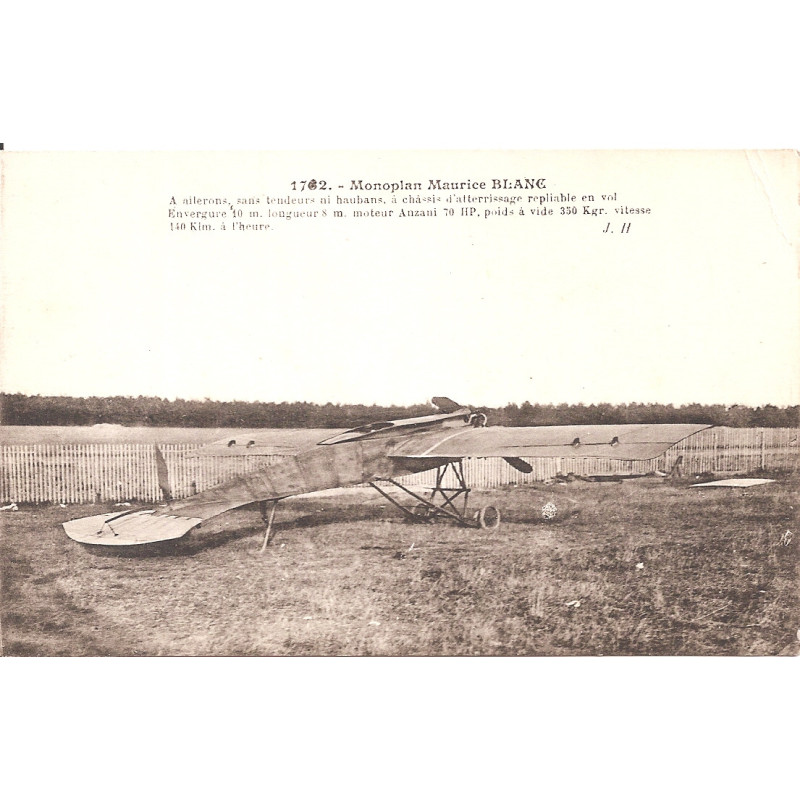 CPA - Monoplan Maurice Blanc