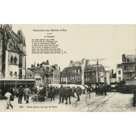 CPA - Eu - Place Carnot un...