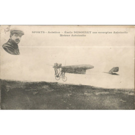 CPA - Emile Dubonnet sur Monoplan Antoinette