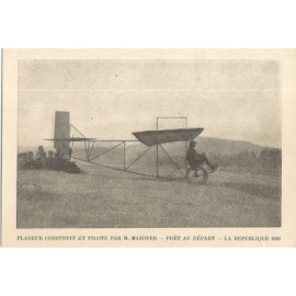 CPA - Planeur construit et...